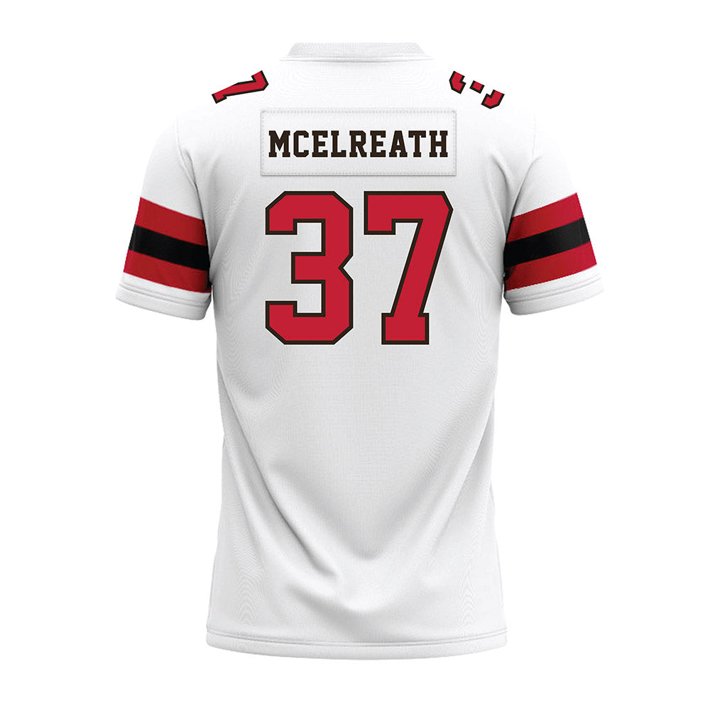 Georgia - NCAA Football : Benjamin McElreath - White Premium Football Jersey-1