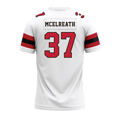 Georgia - NCAA Football : Benjamin McElreath - White Premium Football Jersey-1