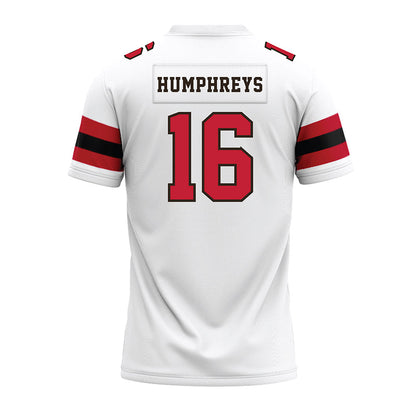 Georgia - NCAA Football : London Humphreys - White Premium Football Jersey-1