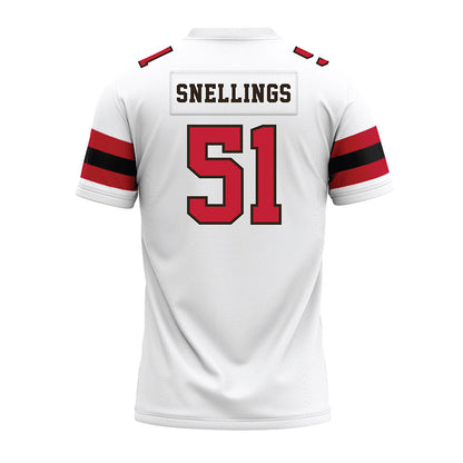 Georgia - NCAA Football : Will Snellings - White Premium Football Jersey-1