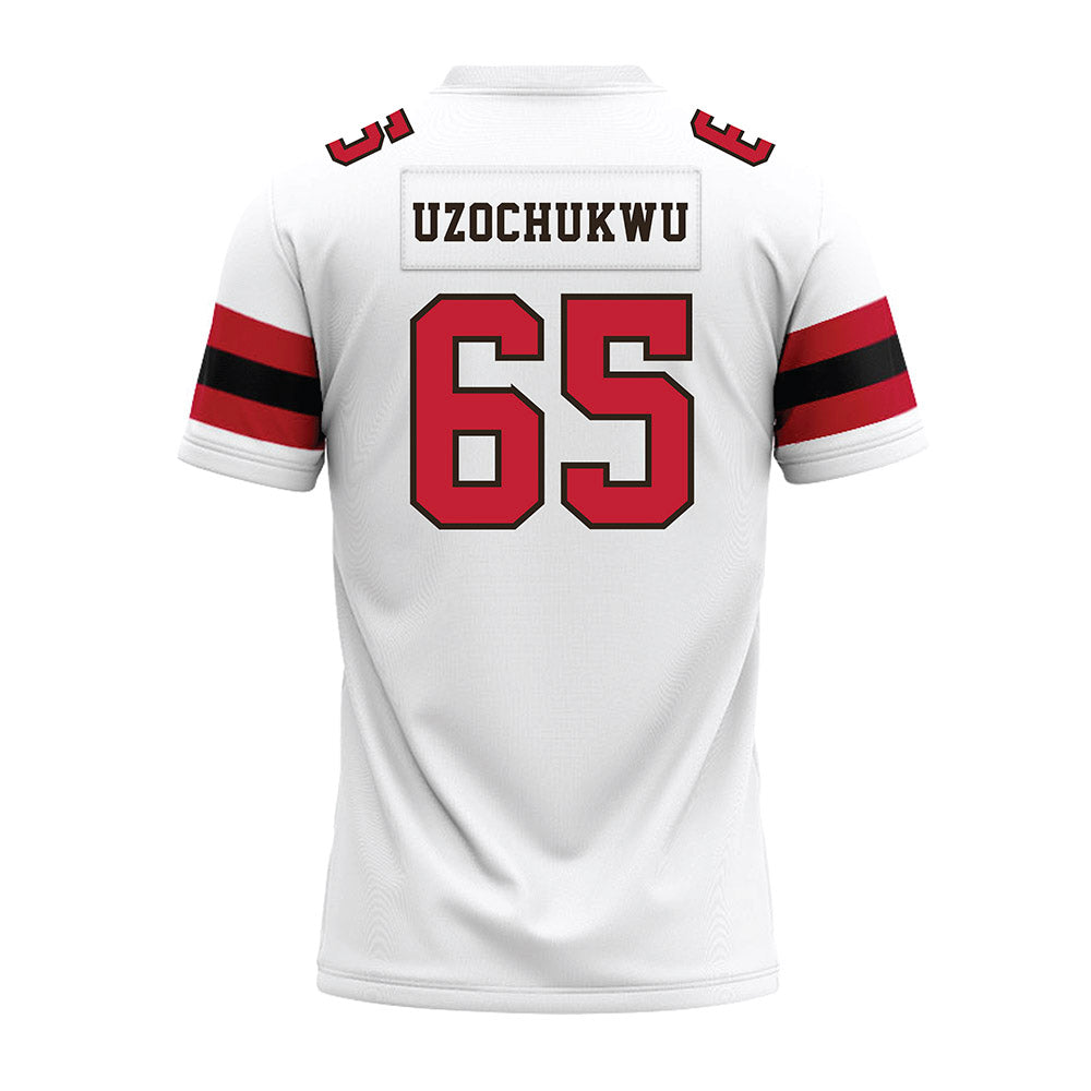 Georgia - NCAA Football : Dennis Uzochukwu - White Premium Football Jersey-1