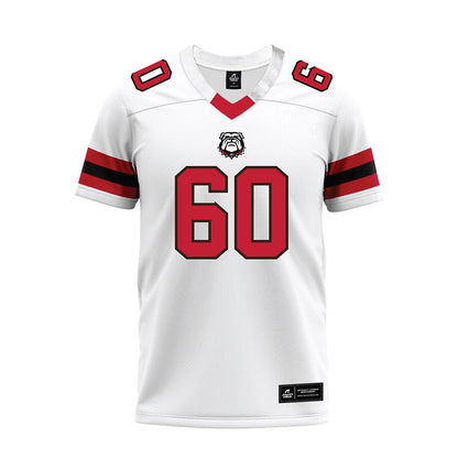 Georgia - NCAA Football : Henry Peagler - White Premium Football Jersey-0