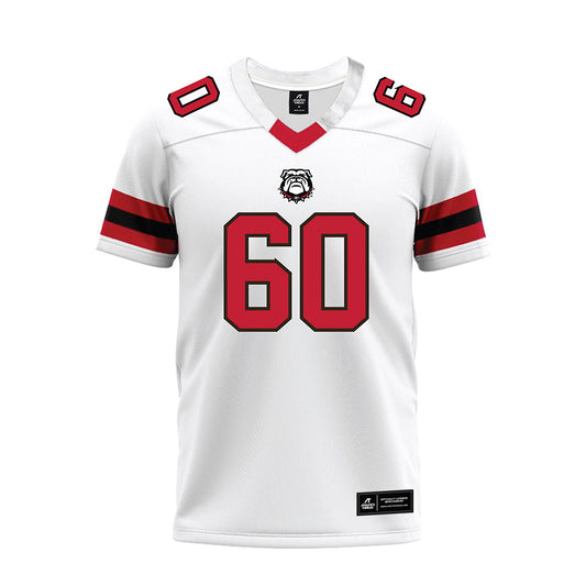 Georgia - NCAA Football : Henry Peagler - White Premium Football Jersey-0