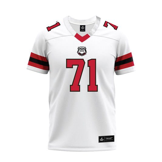 Georgia - NCAA Football : Earnest Greene Lll - White Premium Football Jersey-0