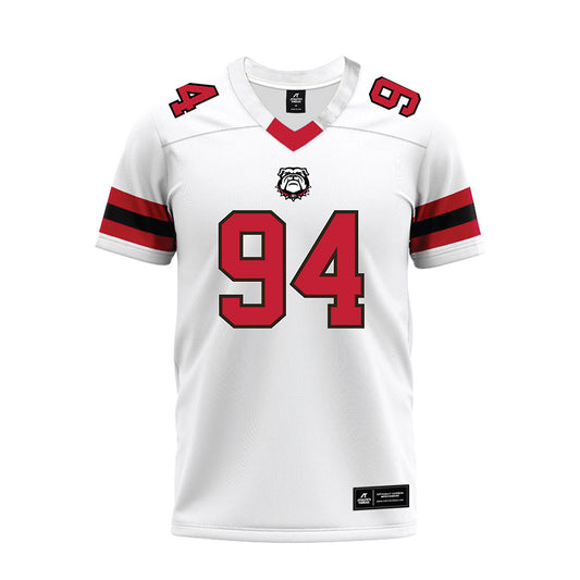 Georgia - NCAA Football : Xzavier McLeod - White Premium Football Jersey-0