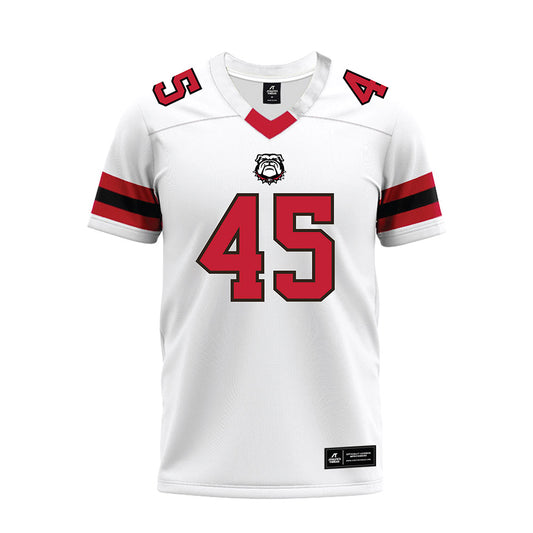 Georgia - NCAA Football : Terrence Penick Jr - White Premium Football Jersey-0