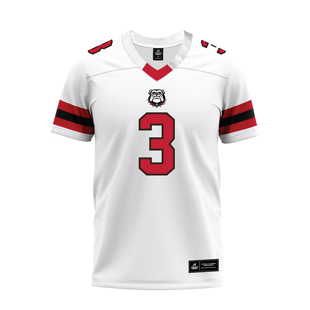 Georgia - NCAA Football : Nate Frazier - White Premium Football Jersey-0