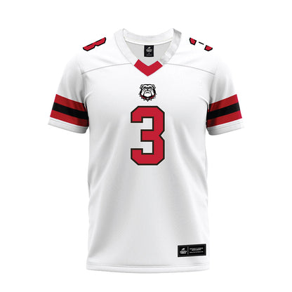 Georgia - NCAA Football : Nate Frazier - White Premium Football Jersey-0