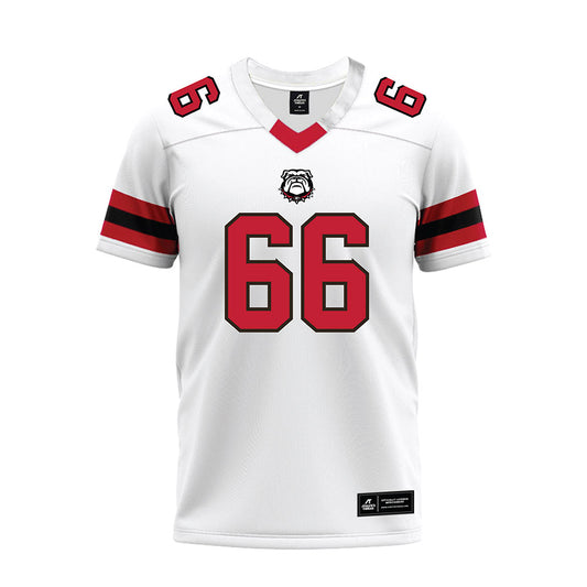 Georgia - NCAA Football : Tyreek Jemison - White Premium Football Jersey-0