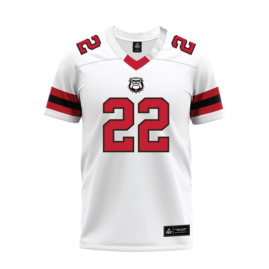 Georgia - NCAA Football : Dante Dowdell - White Premium Football Jersey-0