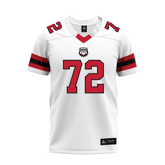 Georgia - NCAA Football : Ekene Ogboko - White Premium Football Jersey-0