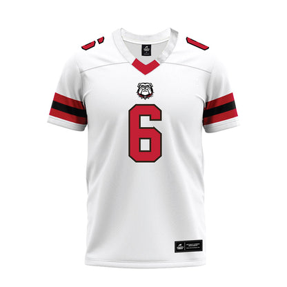 Georgia - NCAA Football : Isiah Canion - White Premium Football Jersey-0