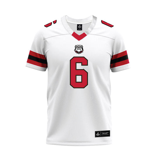 Georgia - NCAA Football : Isiah Canion - White Premium Football Jersey-0