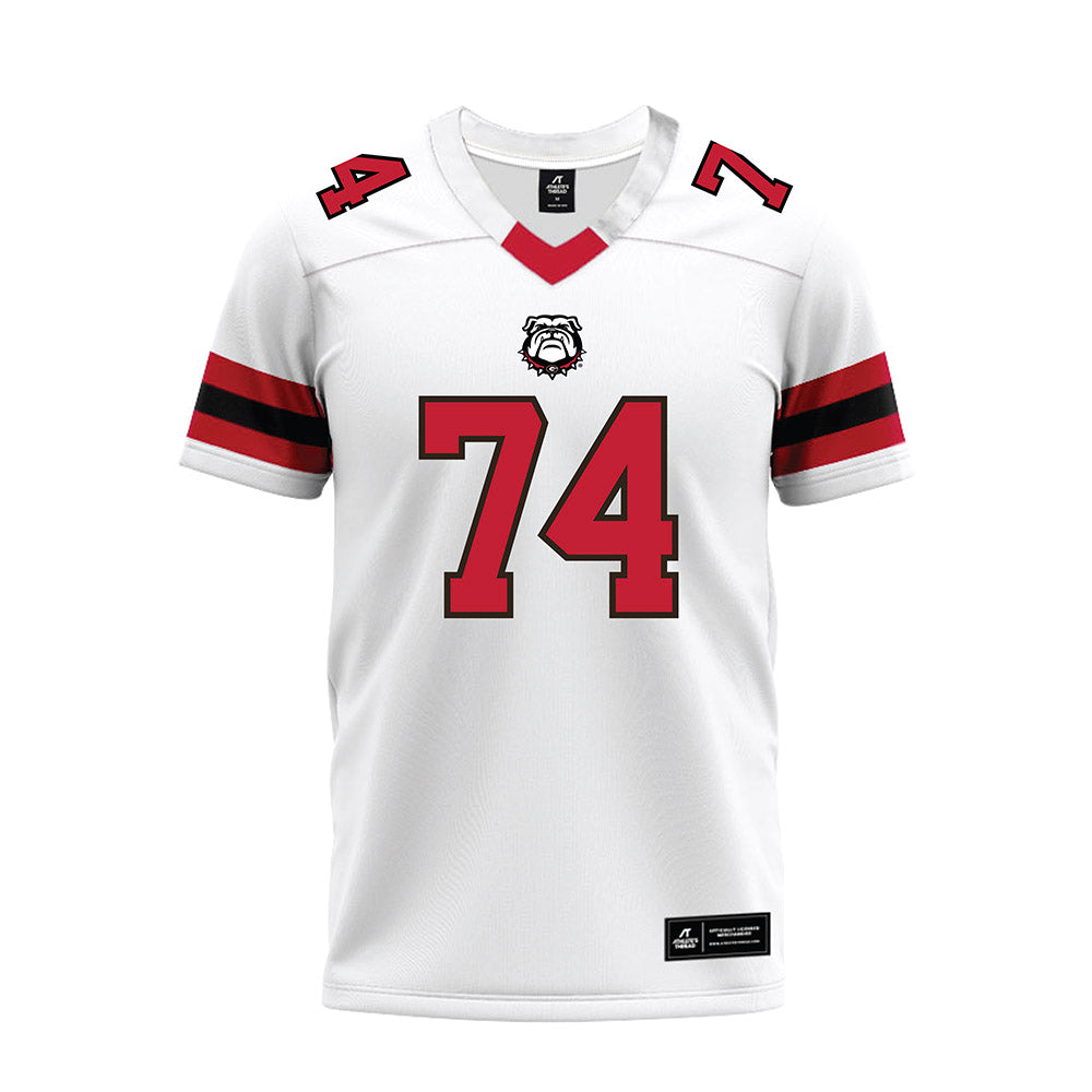 Georgia - NCAA Football : Drew Bobo - White Premium Football Jersey-0