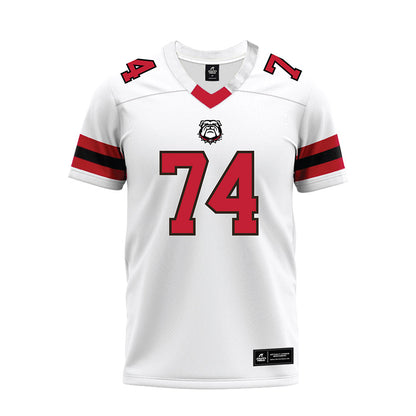Georgia - NCAA Football : Drew Bobo - White Premium Football Jersey-0