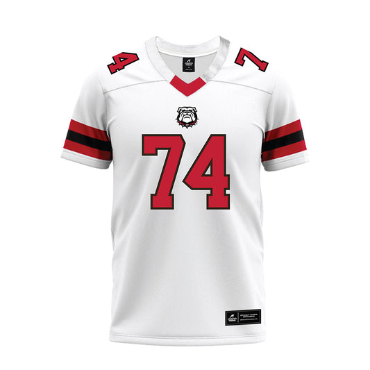 Georgia - NCAA Football : Drew Bobo - White Premium Football Jersey-0