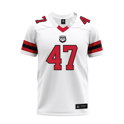 Georgia - NCAA Football : Will Taylor - White Premium Football Jersey-0
