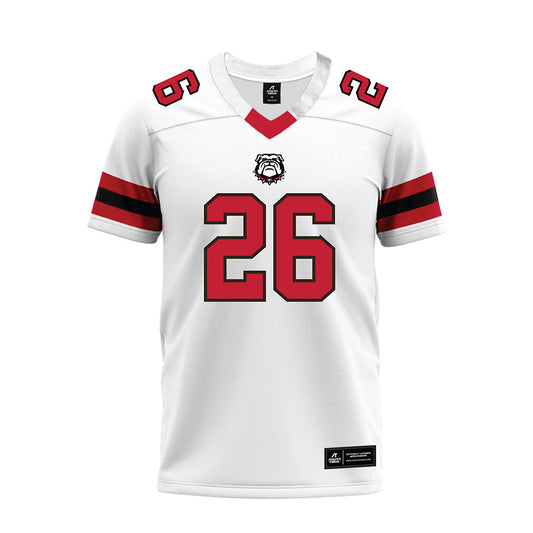 Georgia - NCAA Football : Gentry Williams - White Premium Football Jersey-0