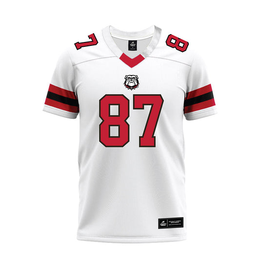 Georgia - NCAA Football : Lincoln Keyes - White Premium Football Jersey-0
