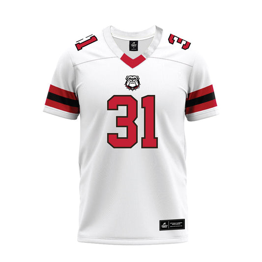 Georgia - NCAA Football : Kyron Jones - White Premium Football Jersey-0