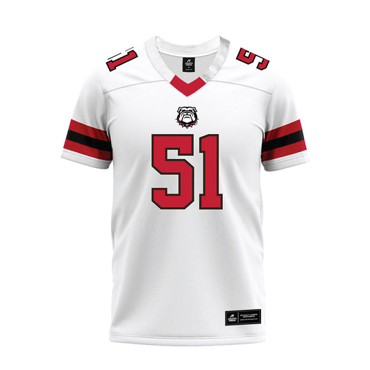 Georgia - NCAA Football : Will Snellings - White Premium Football Jersey-0
