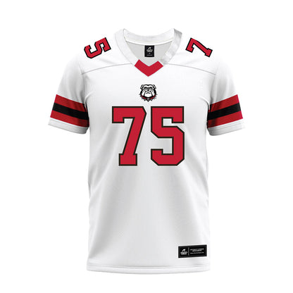 Georgia - NCAA Football : Daniel Calhoun - White Premium Football Jersey-0
