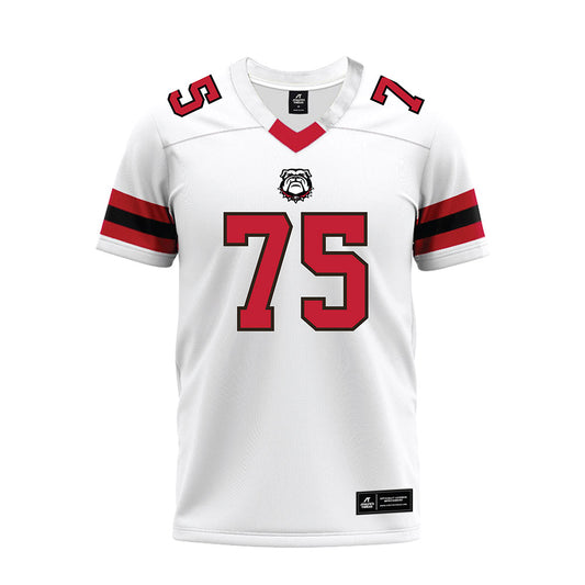 Georgia - NCAA Football : Daniel Calhoun - White Premium Football Jersey-0
