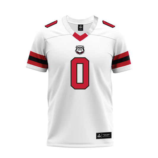 Georgia - NCAA Football : Gabe Harris Jr. - White Premium Football Jersey-0