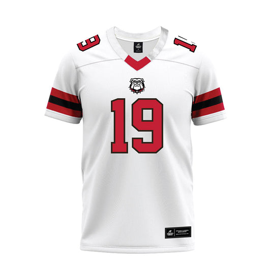 Georgia - NCAA Football : Justin Williams - White Premium Football Jersey-0