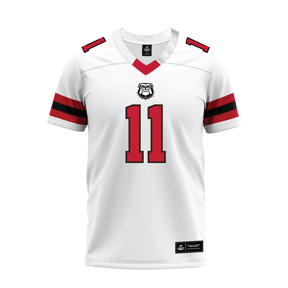 Georgia - NCAA Football : Talyn Taylor - White Premium Football Jersey-0