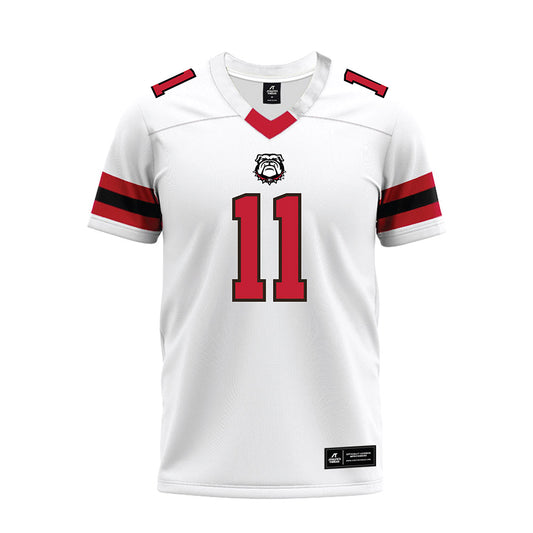 Georgia - NCAA Football : Talyn Taylor - White Premium Football Jersey-0