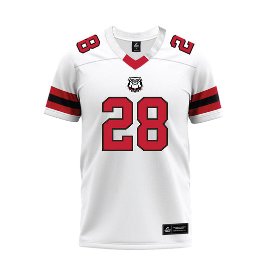 Georgia - NCAA Football : Walter Blanchard - White Premium Football Jersey-0