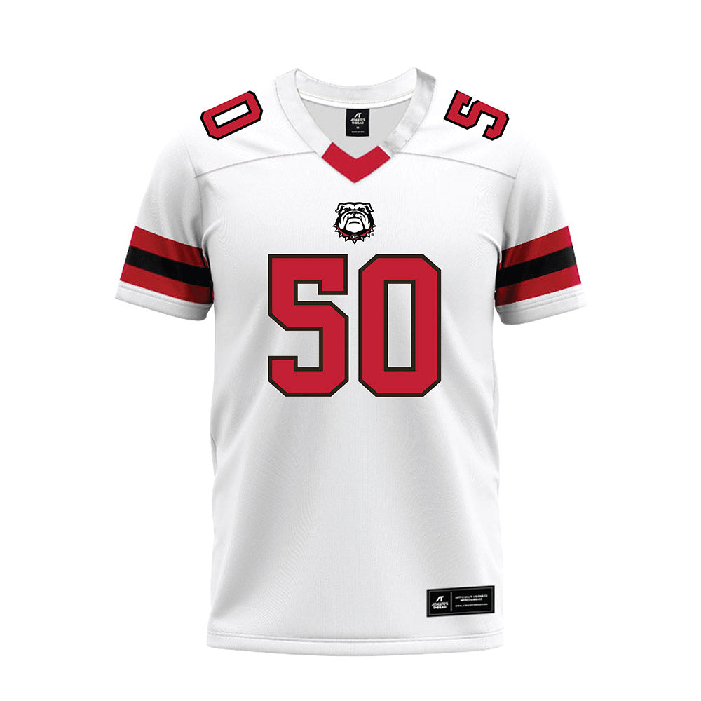 Georgia - NCAA Football : Cortez Smith - White Premium Football Jersey-0