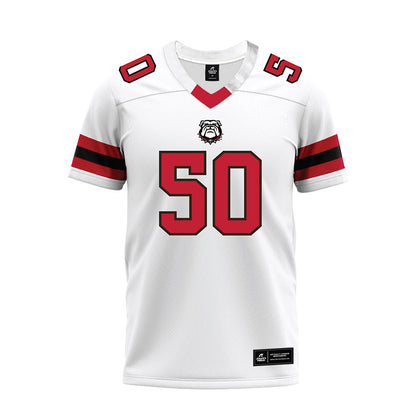 Georgia - NCAA Football : Cortez Smith - White Premium Football Jersey-0