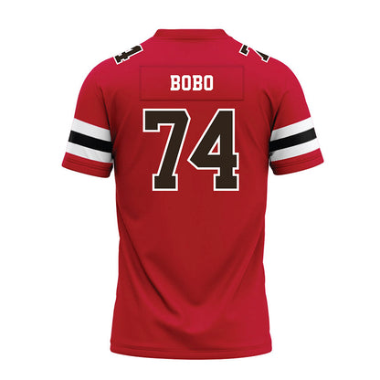 Georgia - NCAA Football : Drew Bobo - Red Premium Football Jersey-1
