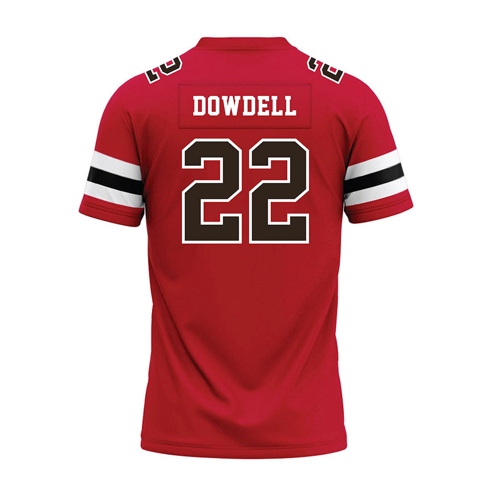 Georgia - NCAA Football : Dante Dowdell - Red Premium Football Jersey-1