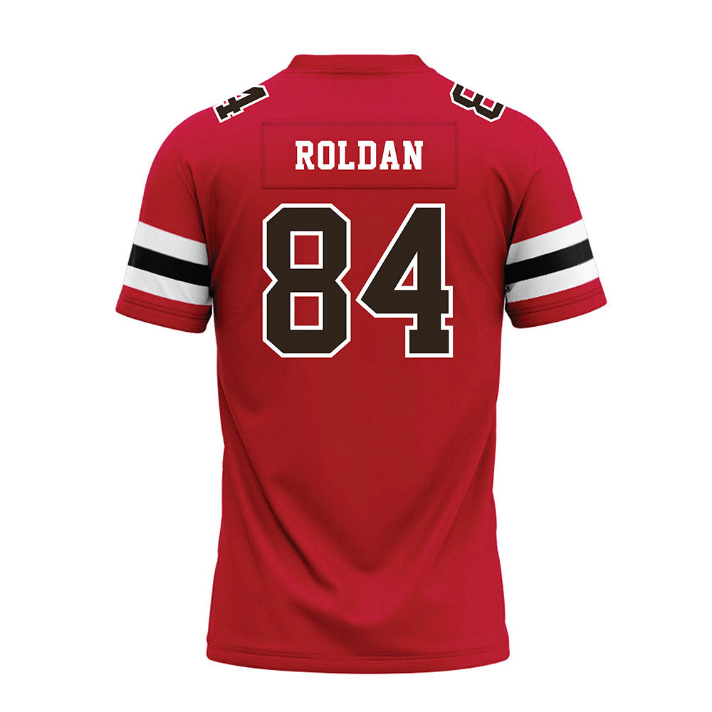 Georgia - NCAA Football : Landon Roldan - Red Premium Football Jersey-1