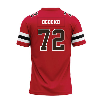 Georgia - NCAA Football : Ekene Ogboko - Red Premium Football Jersey-1