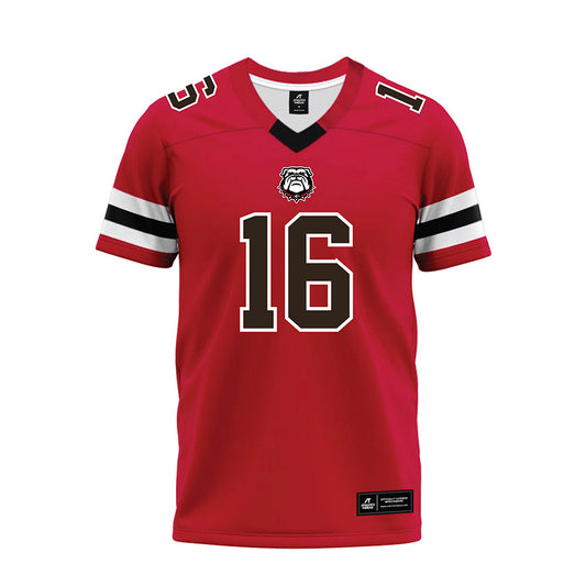 Georgia - NCAA Football : London Humphreys - Red Premium Football Jersey-0