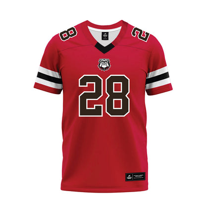 Georgia - NCAA Football : Jordan Smith - Red Premium Football Jersey-0