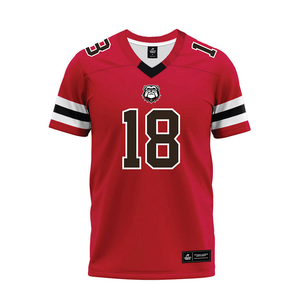 Georgia - NCAA Football : Jontae Gilbert - Red Premium Football Jersey-0