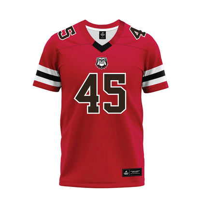 Georgia - NCAA Football : Chaz-Anthony Baker - Red Premium Football Jersey-0
