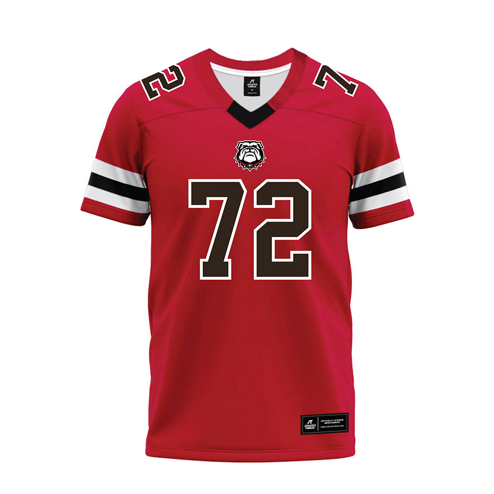 Georgia - NCAA Football : Ekene Ogboko - Red Premium Football Jersey-0