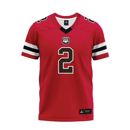 Georgia - NCAA Football : Zion Branch - Red Premium Football Jersey-0