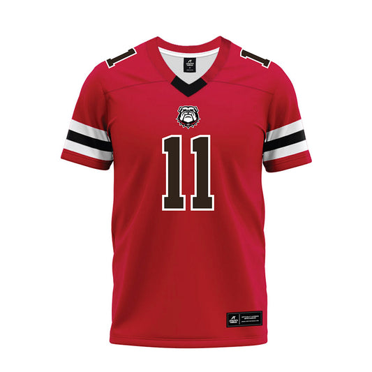 Georgia - NCAA Football : Darren Ikinnagbon - Red Premium Football Jersey-0