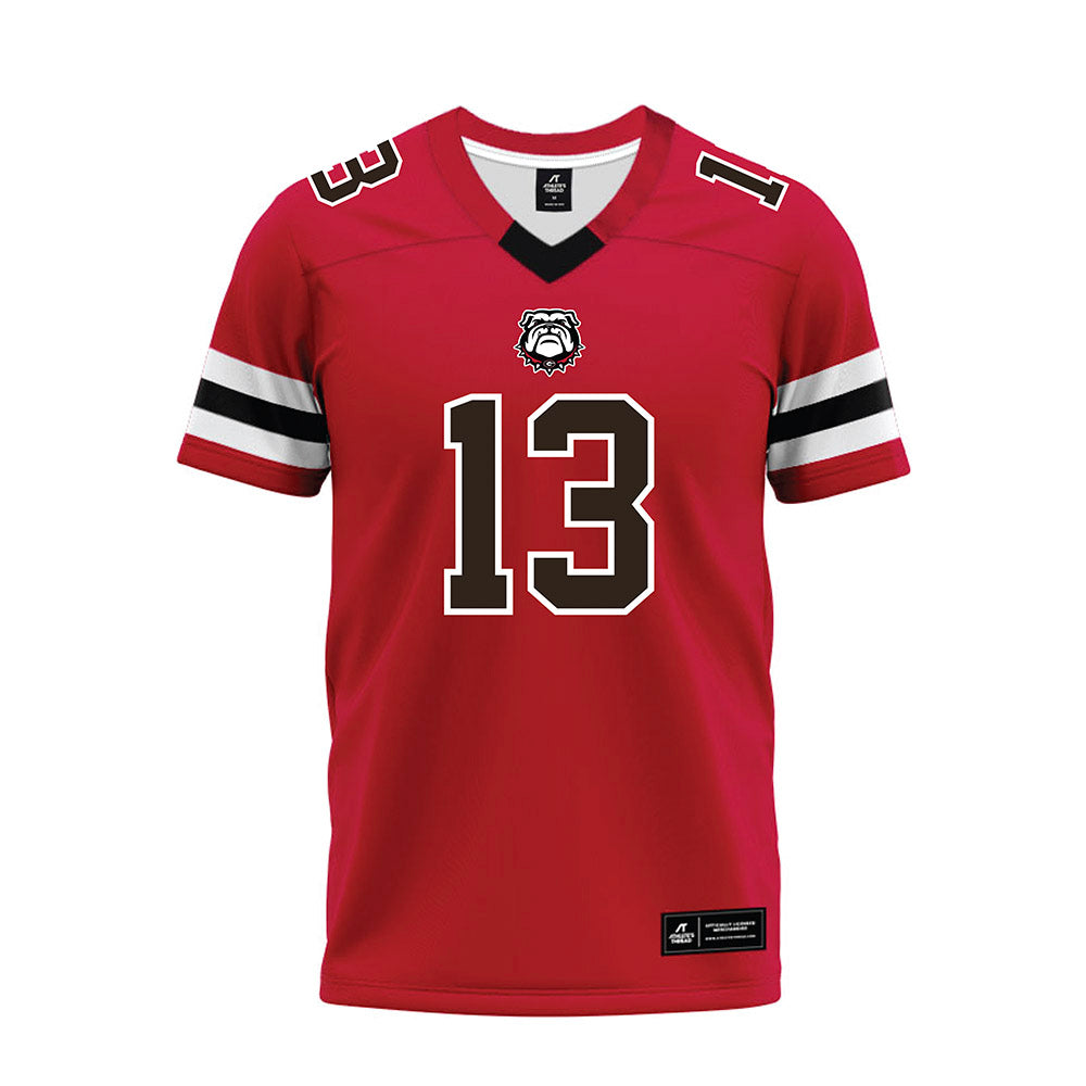 Georgia - NCAA Football : AJ Kruah - Red Premium Football Jersey-0
