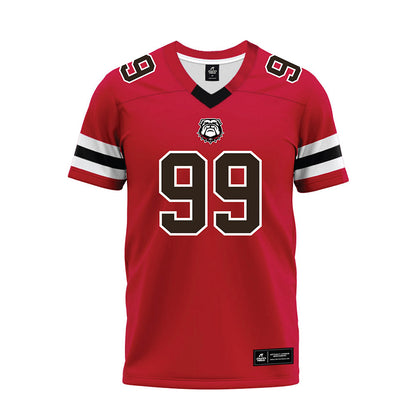 Georgia - NCAA Football : Joseph Jonah-Ajonye - Red Premium Football Jersey-0