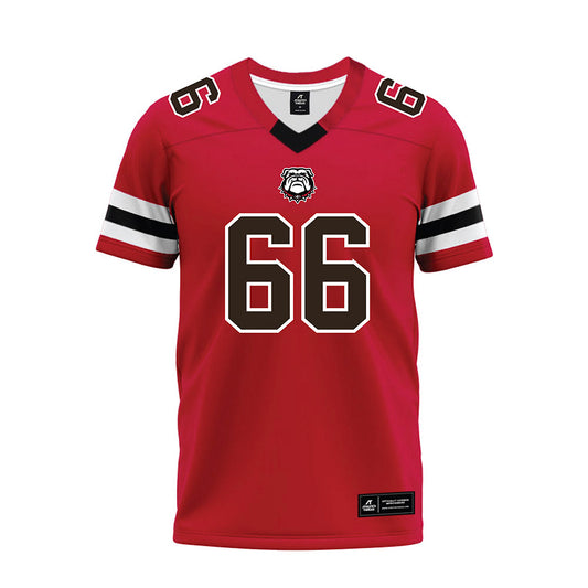 Georgia - NCAA Football : Tyreek Jemison - Red Premium Football Jersey-0