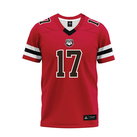 Georgia - NCAA Football : Colter Ginn - Red Premium Football Jersey-0
