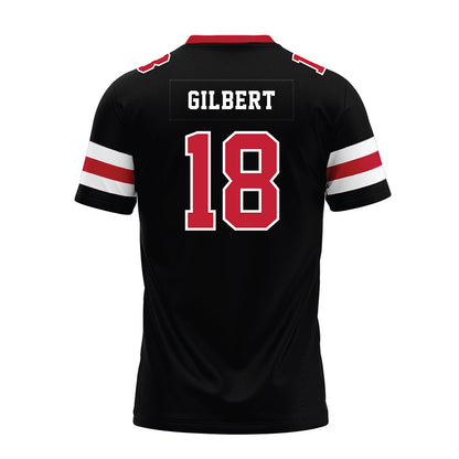 Georgia - NCAA Football : Jontae Gilbert - Black Premium Football Jersey-1